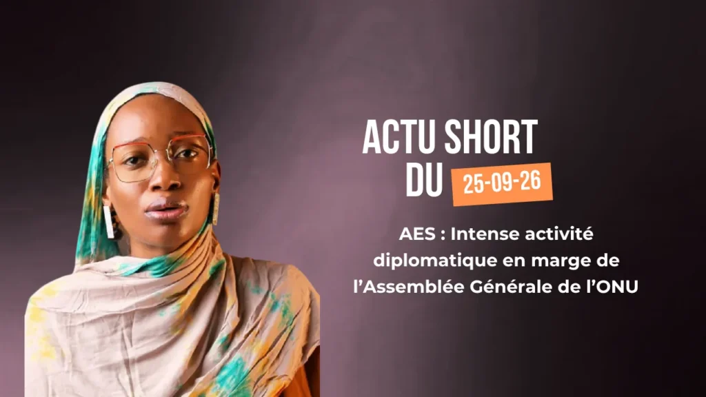 ACTU SHORT DU 25 SEPTEMBRE 2026