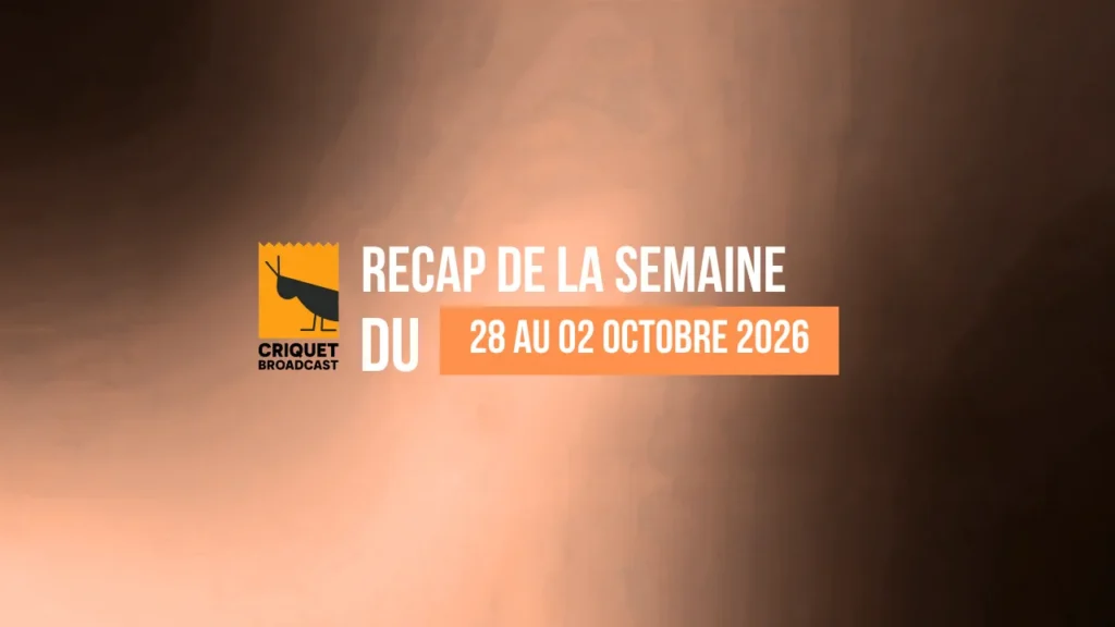 RECAP DE LA SEMAINE DU 28 AU 02 OCTOBRE 2026