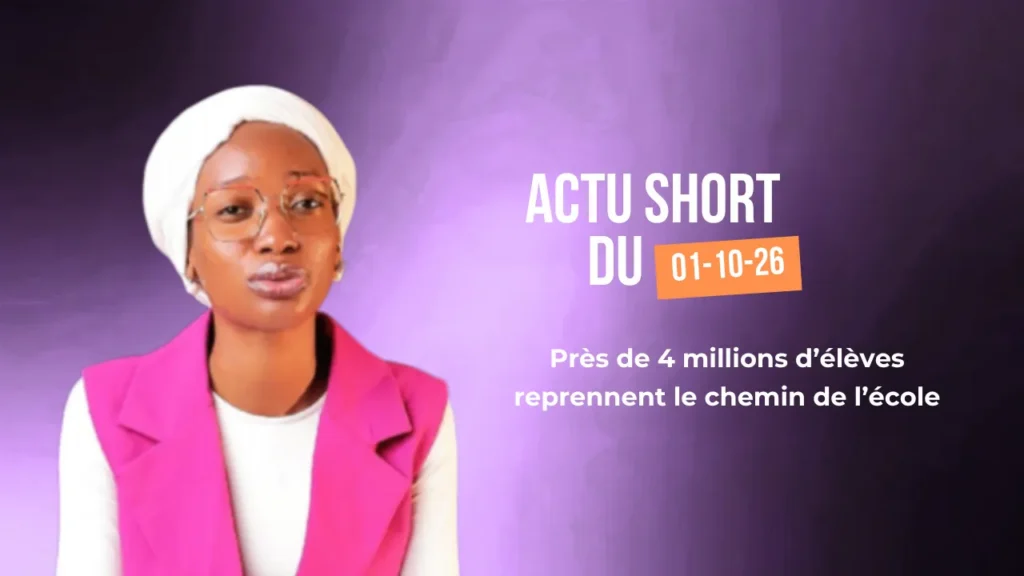 ACTU SHORT DU 1er OCTOBRE 2026