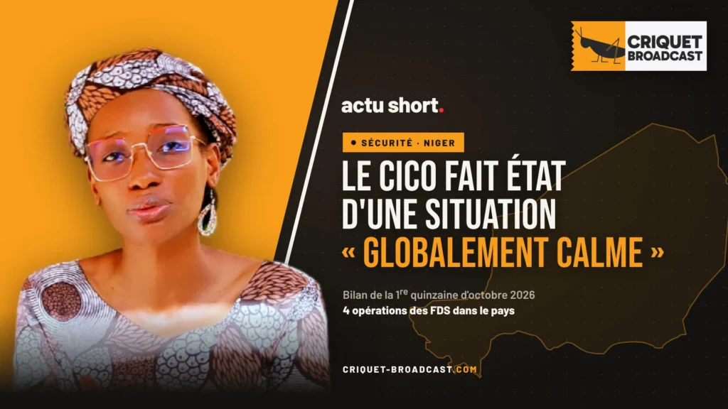 ACTU SHORT DU 20 OCTOBRE 2026